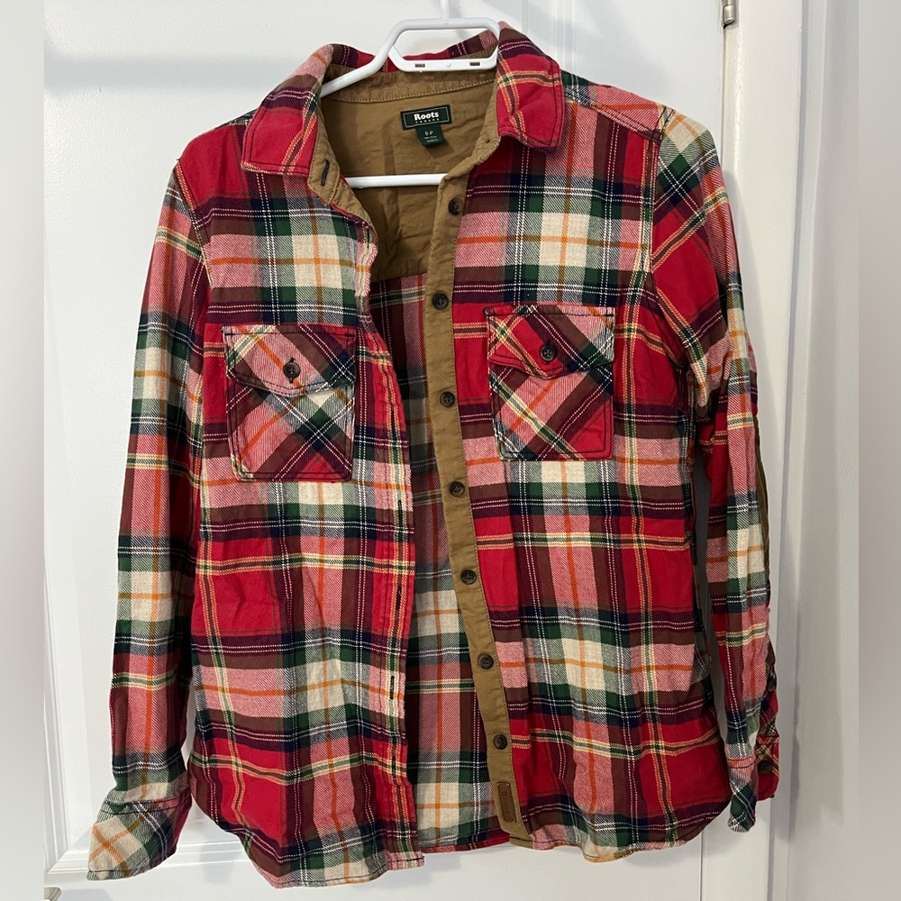 Roots Women's Plaid Flannel Shirt